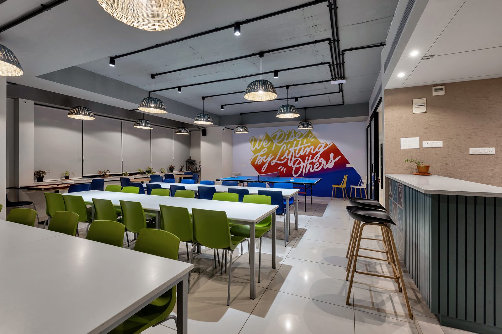 Architectural interior natural works